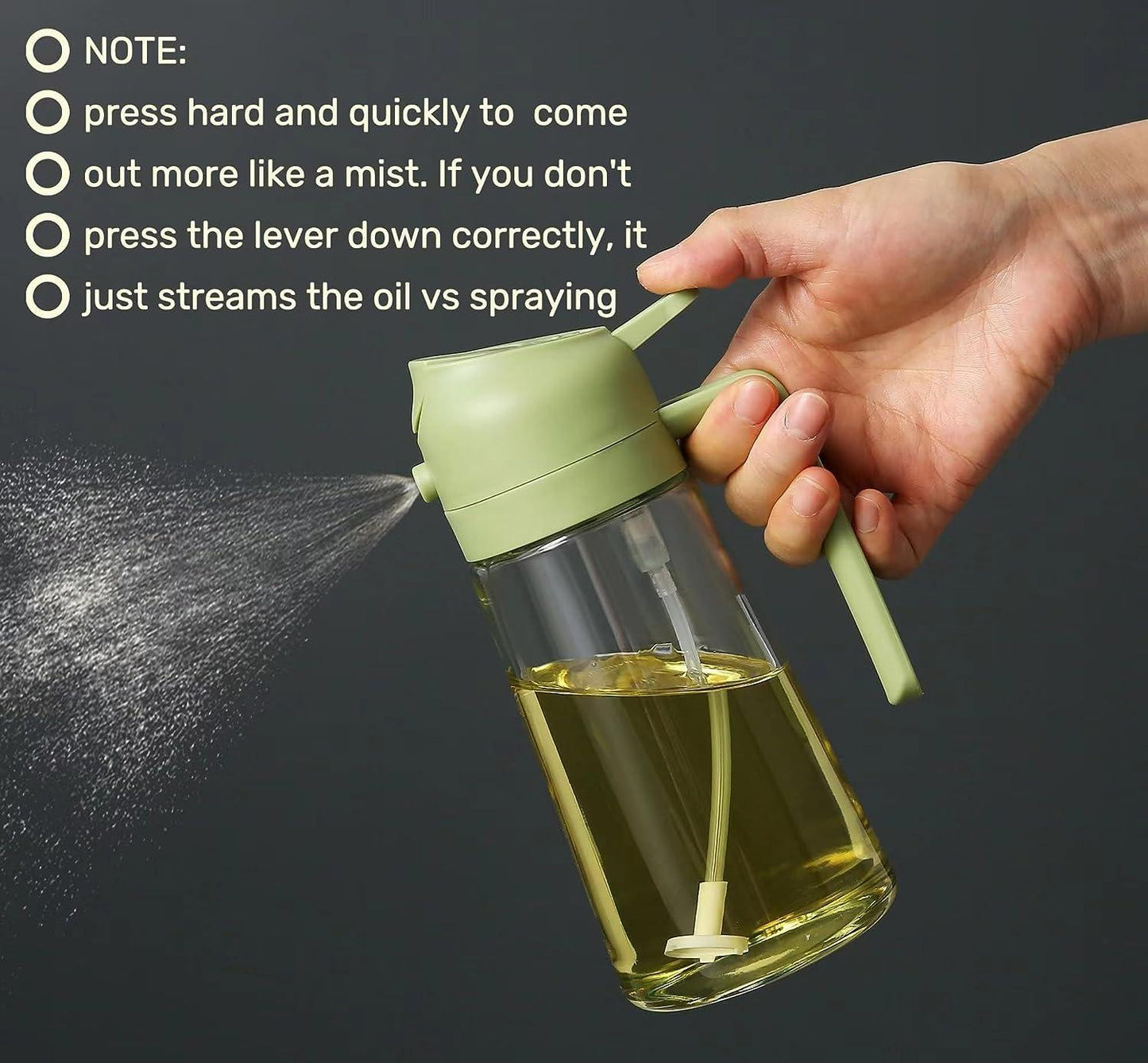 Portable Oil Sprayer and Dispenser (500ml)