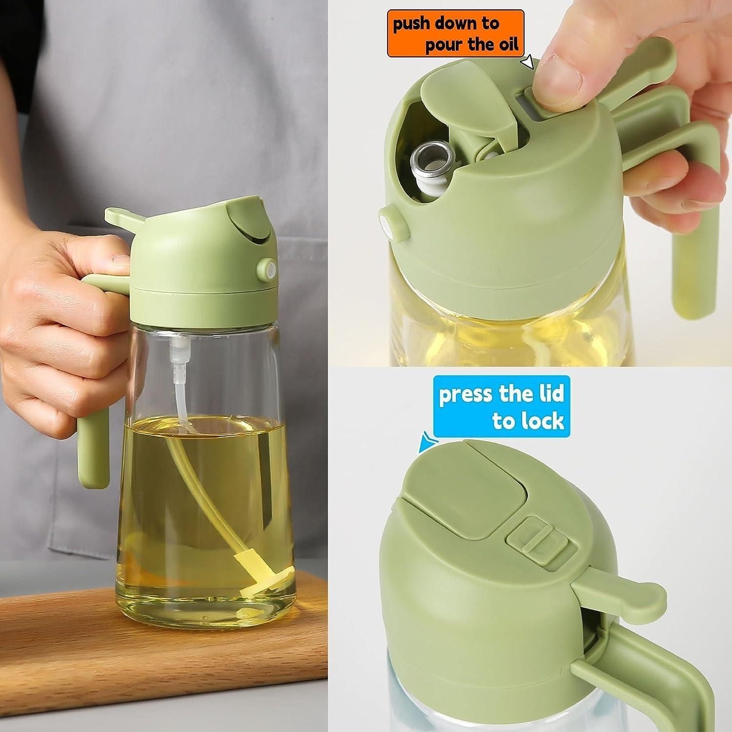 Portable Oil Sprayer and Dispenser (500ml)